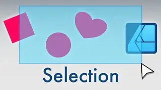 How to Select Objects in Affinity Designer 2.5 Tutorial