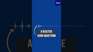 Easy Reactive Audio Waveform Tutorial in After Effects