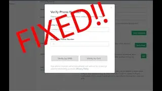 Fiverr phone verification problem