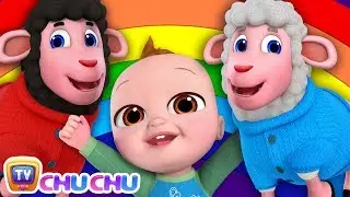 Baa Baa Black Sheep Song - Colors of the Rainbow - ChuChu TV Toddler Learning Videos #BabyTaku