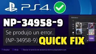 FIX PS4 Error NP-34958-9 Today ✅ Cannot Use The Content PS4 ✅