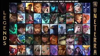 Legends of Runeterra (2020): ALL LABS, SPELLS, SKILLS, LANDMARKS, CHAMPIONS & LEVEL-UP ANIMATIONS