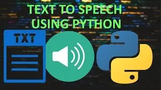 TEXT TO SPEECH IN PYTHON | Convert Text to Speech in Python