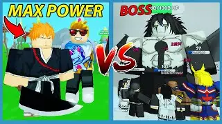 Defeating The Biggest ANIME BOSS in Roblox Anime Fighters Simulator