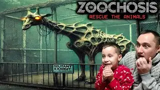 Zoochosis Прохождение. ДЕНИС И ПАПА НАЧАЛО. Зоопарк мутантов
