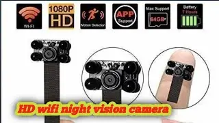 HD wifi smallest night vision camera Review & Unboxing.