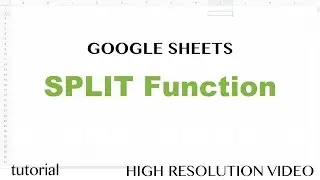 Google Sheets SPLIT Function Tutorial - Text to Columns Using a Delimiter, INDEX, COUNTA, IMPORTRSS