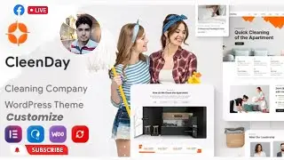 CleenDay Cleaning Company WordPress Theme Customize -202