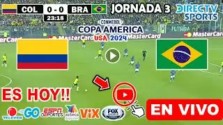 Colombia vs. Brasil en vivo, donde ver, a que hora juega Colombia vs. Brasil Copa América 2024 juego