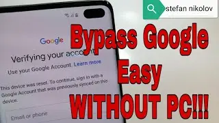 Samsung S10 Plus /SM-G975F/. Remove Google Account.Bypass FRP.