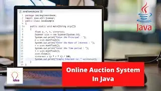 Online Auction System In Java | Java Project