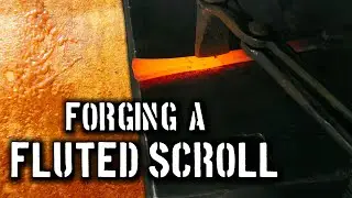 Forging a Fluted Scroll