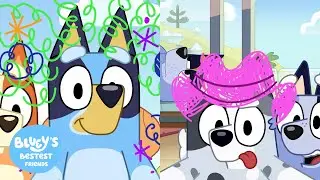 Best of Muffin and Socks! 💜🤍 | Bluey's Bestest Friends - Official Channel