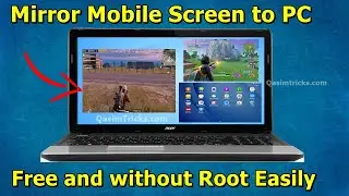 How to Mirror Android screen to pc in Full screen HD 2021 Easy Method