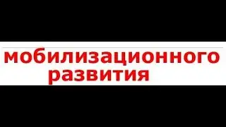 Что такое мобилизационная экономика? Ресурсы под конкретные задачи