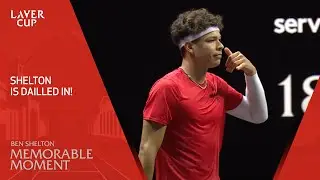 Ben Sheltons Title-Winning Phone Celebration | Laver Cup 2023