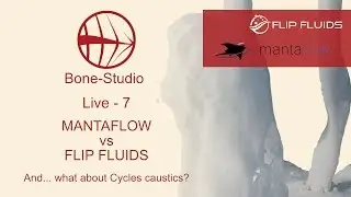 [ENG] 🇬🇧 🇺🇸 Live 7 ▶ 🌊🌊MANTAFLOW vs FLIP FLUID🌊🌊 and... what about Cycles caustics❓🎇