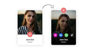 Creative Profile Card Design HTML, CSS, JavaScript | Quick Tutorial