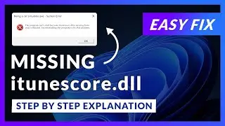 itunescore.dll Error Windows 11 | 2x FIX | 2023