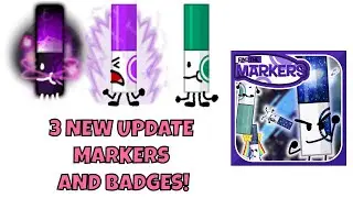 FIND THE MARKERS *How to get 3 DRYERASE TO THE SPACE UPDATE MARKERS & BADGES* [197] PART 2 | Roblox