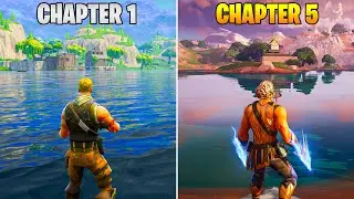 Evolution of Fortnite Graphics (Chapter 1 - Chapter 5)