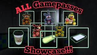 Showcasing ALL Gamepasses!!! | Five Night's at Freddy's 2: REIMAGINED | Roblox