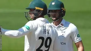 County Championship: Joe Clarke stars with 157 as Pears find batting form at The Oval