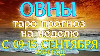 ГОРОСКОП ОВНЫ С 09 ПО 15  СЕНТЯБРЯ  ПРОГНОЗ. 2024 ГОД