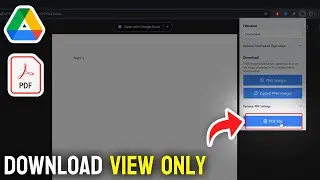 How to Download View Only PDF Files From Google Drive - Full Guide