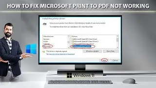 How to fix Microsoft Print to PDF not working | Microsoft Print to PDF Missing | Print to PDF