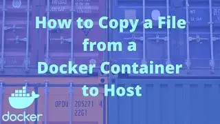 How to copy a file from a running Docker container to host?