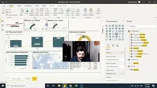 7 Comparing Actual Vs Target using Gauge Chart in POWER -BI