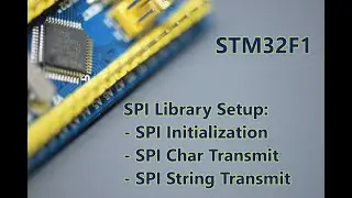 041   STM32F1 SPI LIBRARY SETUP: Initialization function - Transmit Char & String functions