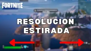 Como Poner RESOLUCION ESTIRADA en FORTNITE 2024