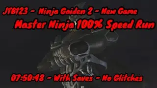 Ninja Gaiden 2 - Master Ninja New Game 100% Glitchless Speedrun - 