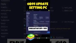 OB44 UPDATE HEADSHOT SETTING FOR PC 💻🎯  #shorts #freefiresetting #ob44updatesetting