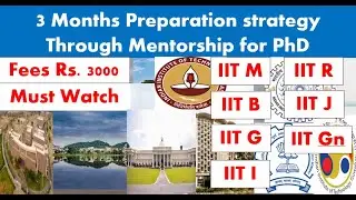 3 months preparation strategy through Mentorship for PhD || Follow me on Instagram for a quick reply