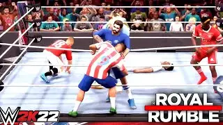 NEYMAR ! VİNİCİUS JUNİOR ! AUBAMEYANG KAVGADA ! FUTBOLCULAR ROYAL RUMBLE ! WWE 2K22 ! PS 5 !