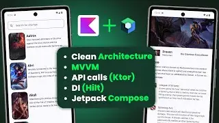 Building a Clean Architecture App using MVVM & Jetpack Compose (League Of Legends)