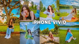 iPhone Vivid Filter For Lightroom Mobile | Vivid Preset | Iphone Filter | Bright vivid Preset