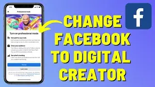 How To Change Facebook Profile To Digital Creator