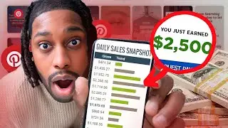Earn $2,500/Week Using Pinterest 10 Mins Daily! (NEW METHOD)