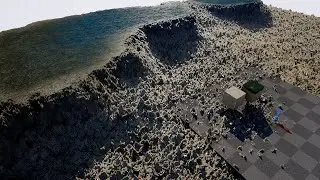 How to Vertex Paint on Nanite Landscape with Displacement/Tessellation in UE5.3