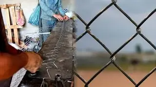 Innovative Method for Making Chain Link fences /How Is Made