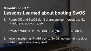 How to boot into SwOS on Mikrotik CRS317