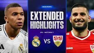 Real Madrid vs. Stuttgart: Extended Highlights | UCL League Phase MD 1 | CBS Sports Golazo