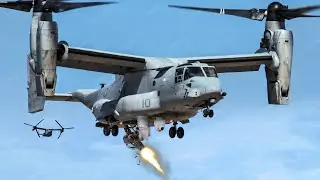 US Testing Powerful Gatling Gun Secretly Hidden Under MV-22 Osprey
