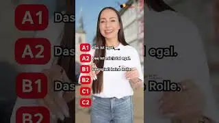 Das ist EGAL! (Alltagsdeutsch | Deutsch lernen | Learn German | A1 A2 B1 B2 C1 C2) #shorts #deutsch
