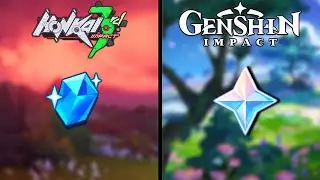 Genshin Impact Primogems VS Honkai Impact Crystals