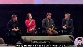 Mikey Madison & Sean Baker 